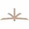 Ekena Millwork Davenport Smooth Timber Gable Bracket, Douglas Fir, 96"W x 40"H x 3 1/2"D x 5 1/2"F, 10/12 Pitch GBW096X40X0406DAV00SDF - alternate 1